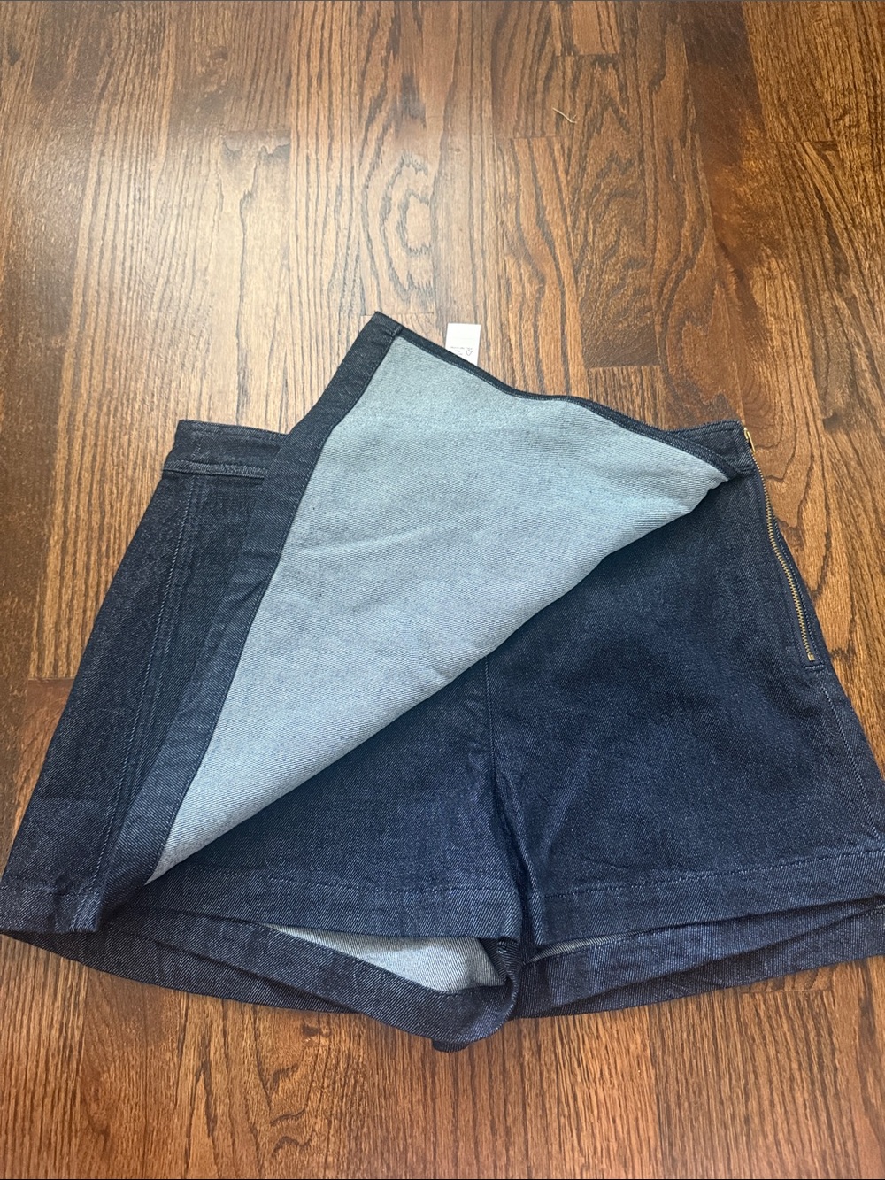 J. Crew Dark Navy Denim Skort - Picture 6 of 6
